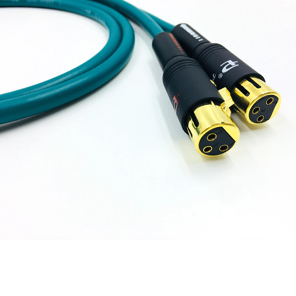 HiFi Cardas Rca Hifi 2RCA - 2XLR 케이블 XLR 밸런스드 케이블 3핀 2 XLR 암 - 2RCA 오디오 케이블