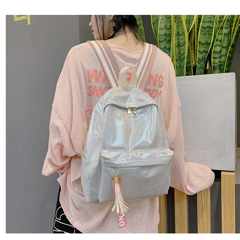 Women's Backpack Travel Fashion Mini Pu School Bags For High School Girls Waterproof Anti Theft Backpack