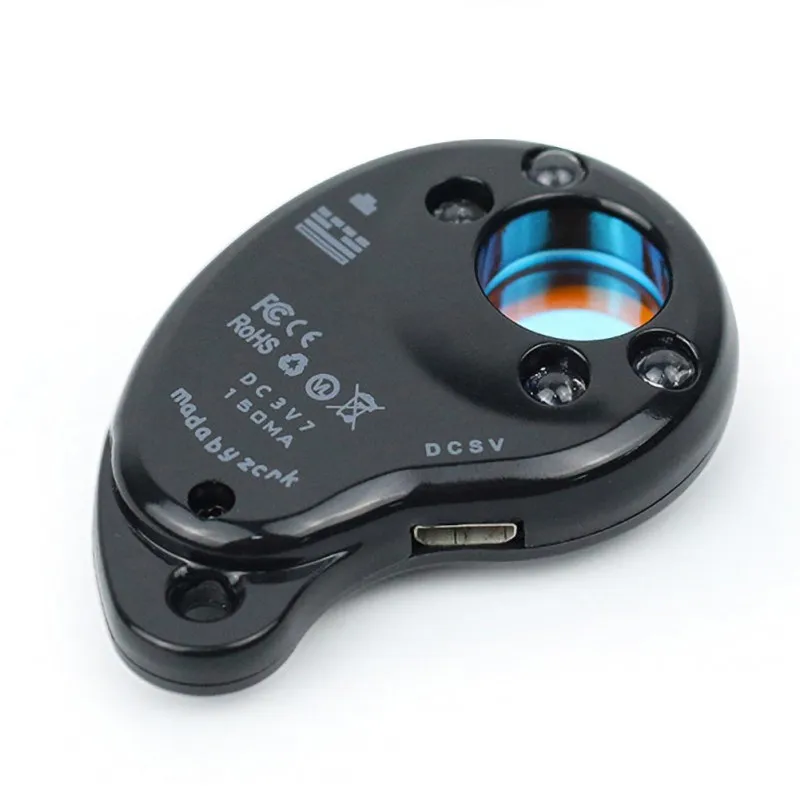 Detector inalámbrico antiespía, cámara láser, buscador de cámaras, Protección de Privacidad, dispositivo de seguridad para el hogar con cuatro luces IR