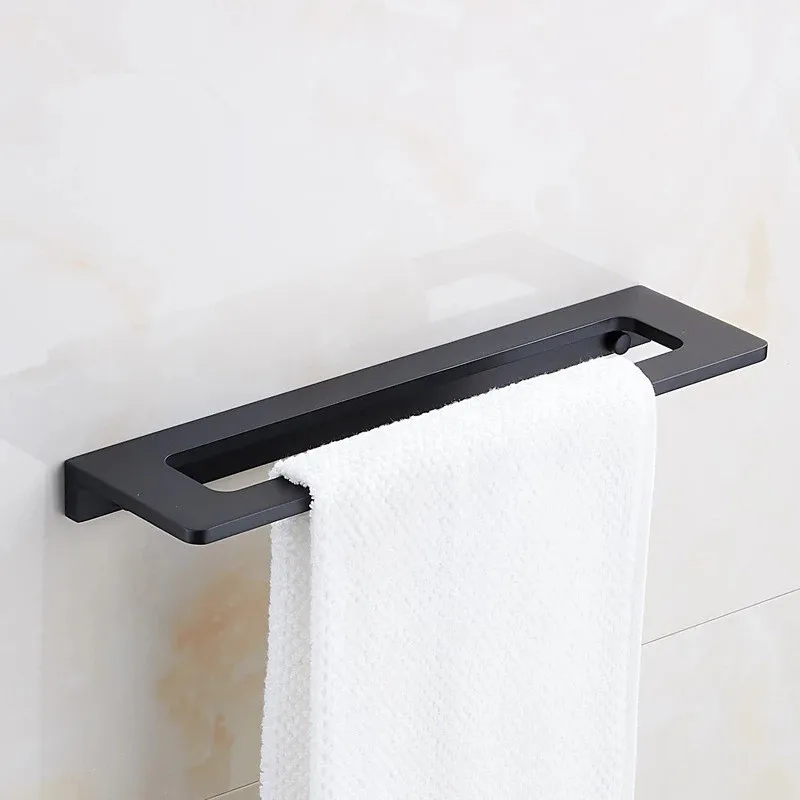 

Towel Holder Towel rack Towel Rail Towel Bar 37 CM Black Towel Hanger Aluminum Bathroom Accessories towel rail