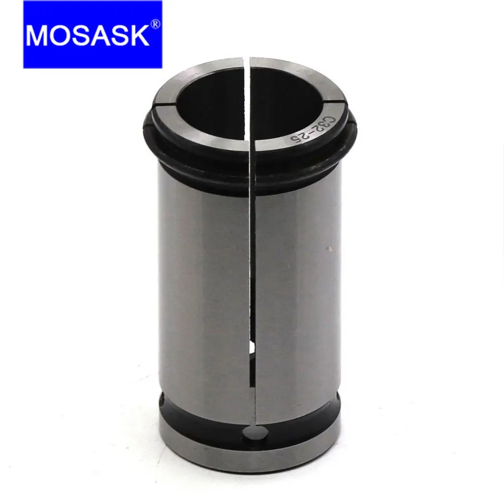 MOSASK 1PC C Type Heavy Duty CNC Lathe Tool Holder Engraving Machine Power Mill Cutter Precision Indexable Milling Collet