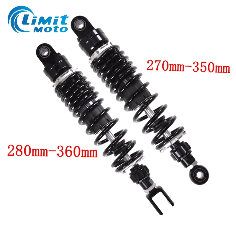 

1 PCS Black 270mm-360mm Motorcycle Rear Air Adjustable Shock Absorber Rear Suspension For Honda Yamaha Kawasaki Suzuki