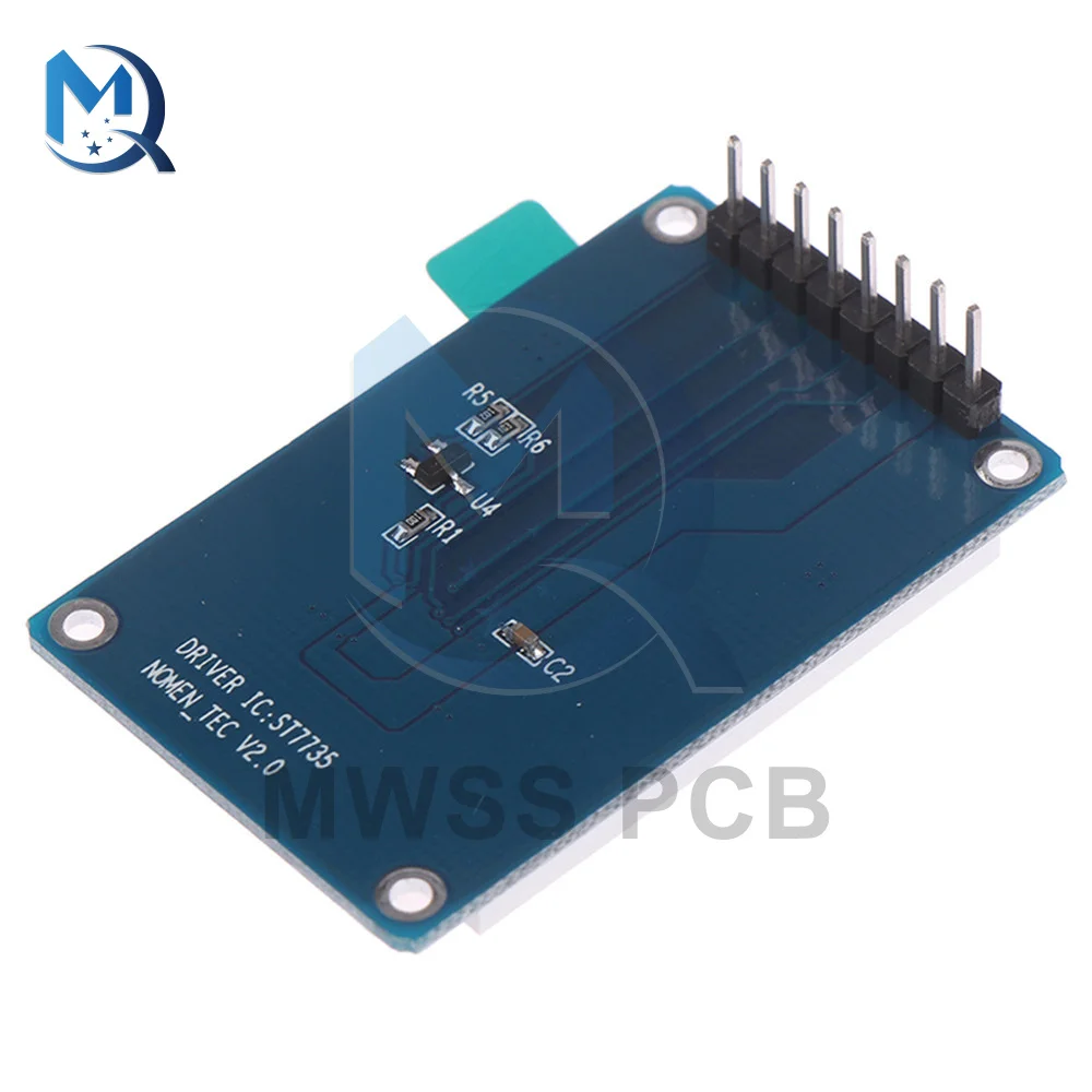 1.44 Inch 128x128 LCD Module ST7735S HD Display Screen Board Full Color 1.44" TFT Resolution 8 Pin 3.3V SPI Serial Interface