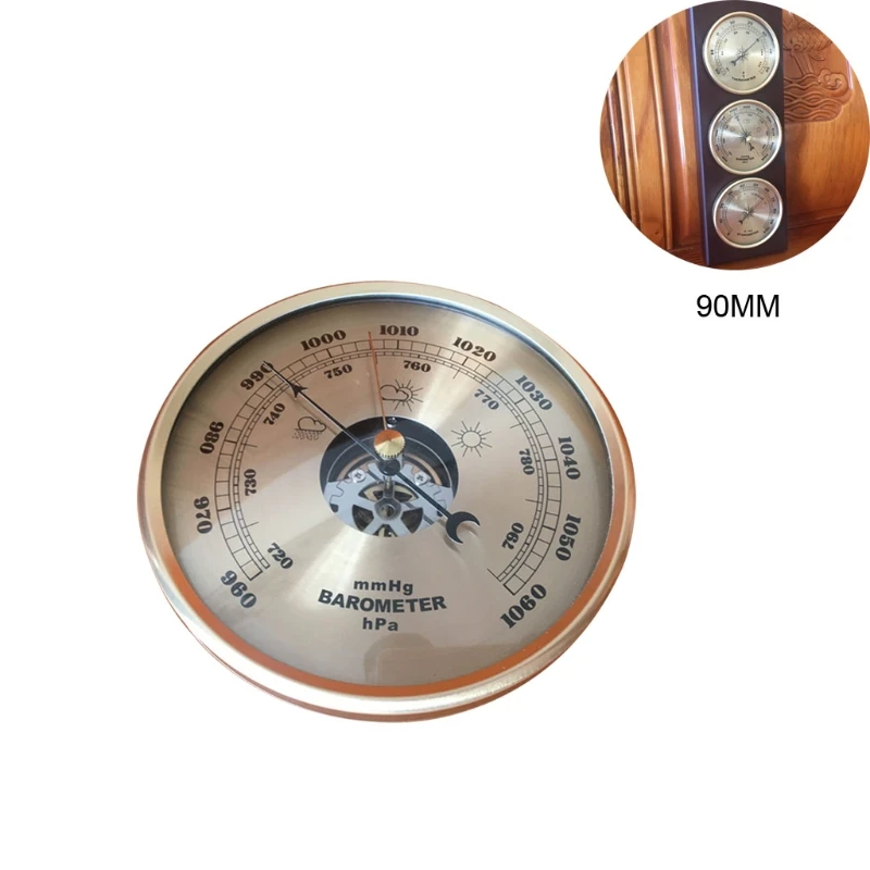 Wall Mounted Barometer Air Pressure Monitoring Instrument Accurate Weather Prediction mmHg/hPa Weather Prediction 157A