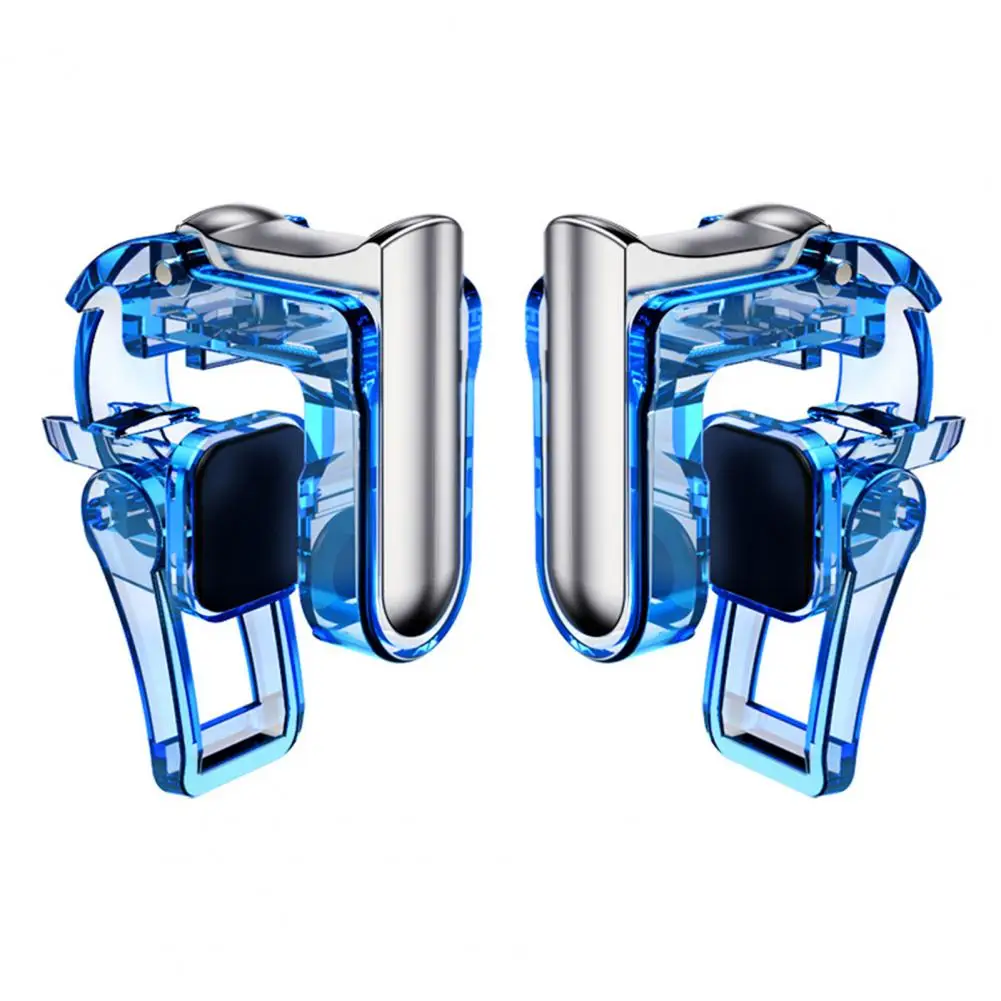 Joystick de disparo para juegos de teléfono inteligente GT01, 2 uds., para PUBG, Mini controlador de gatillo de juego de Metal, botones de fuego, controlador de disparo Pubg