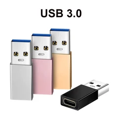 USB C Adapter USB 3.0 2.0 Male to USB 3.1 Type C Female Type-C Adapter for Laptop Samsung Xiaomi 10 Earphone USB Adapter