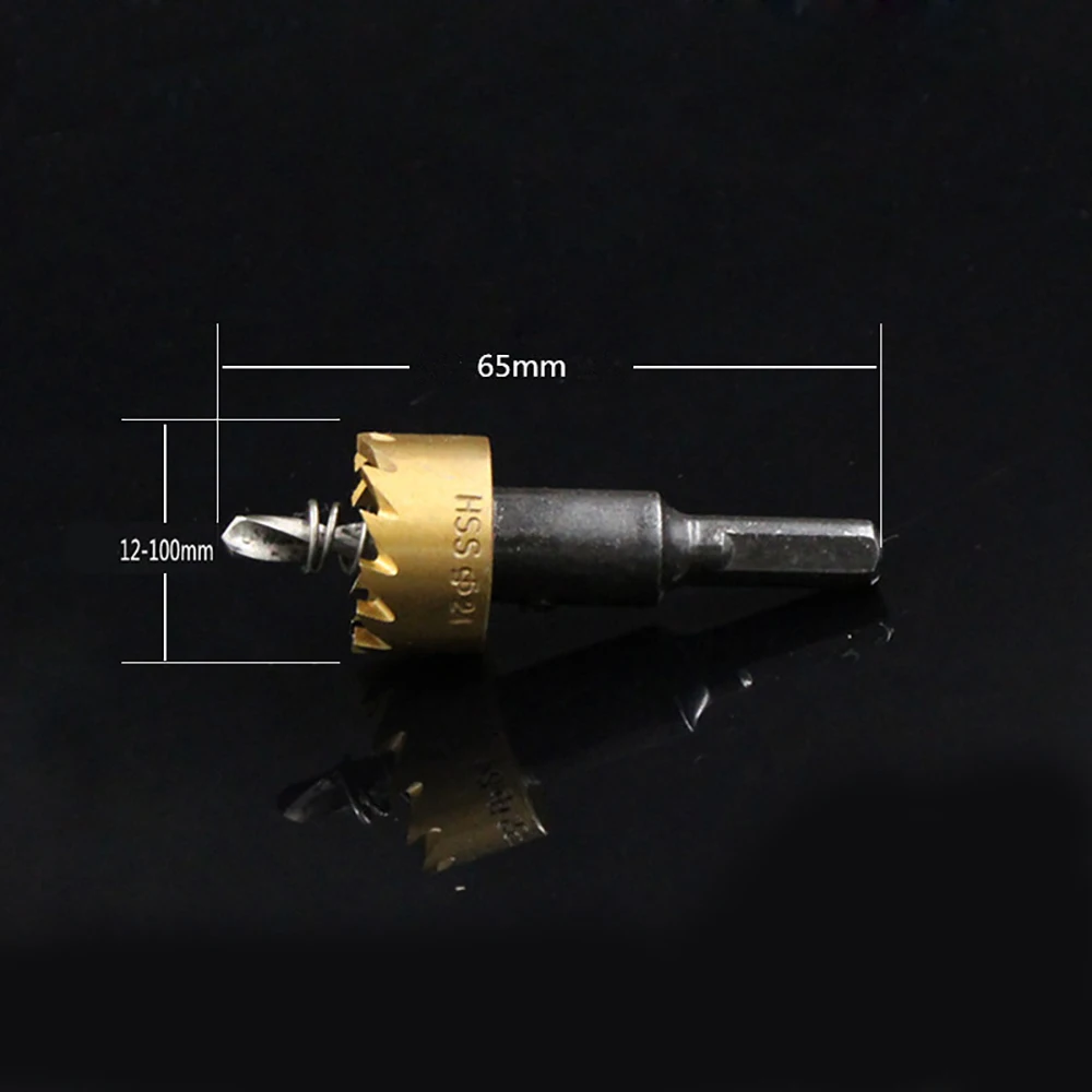 구멍 톱 HSS 드릴 비트 톱니 세트, 스테인리스 스틸 금속 합금 커터, 12-60mm, 12mm, 13mm, 14mm, 15mm, 16mm, 16.5mm, 17mm, 18mm, 18.5mm