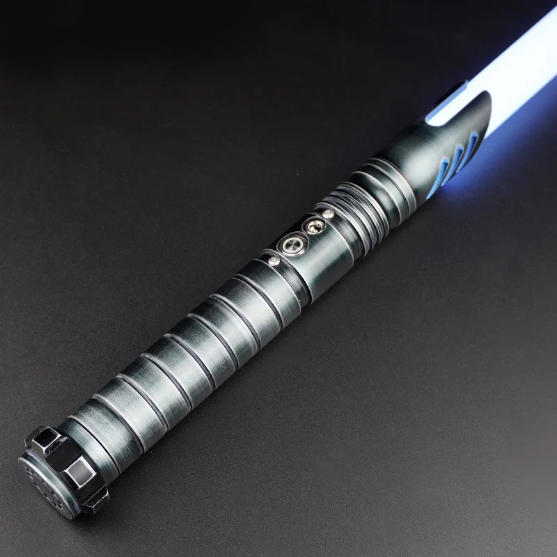 

THYSABER metal hilt Unique heavy dueling lightsaber with 6sets of sound and 12 color change