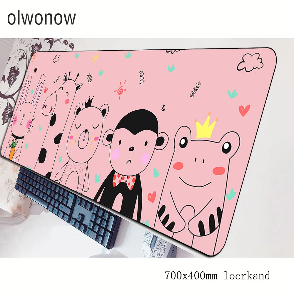 Rabbit cute mouse pad hot sales Computer mat 70x40cm gaming mousepad large anime padmouse keyboard games pc gamer desk