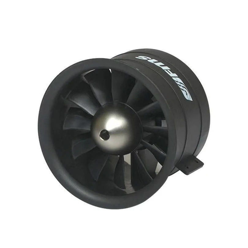 FMS 80mm Ducted Fan EDF Jet 12 blade With 3665 KV2000 Motor (Optional) Engine Power System 6S RC Airplane Model Plane Parts