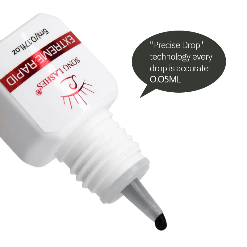 5ml 10ml 0.5 sec Eyelash Extension Glue Fast Drying False Eyelash Extension Glue Over 6 Weeks Make Up Professional Tools