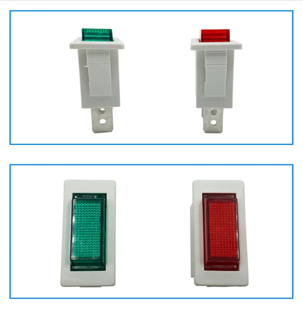 KCD3 double foot ship type indicator xcd3 button type indicator signal light red and green 220 V