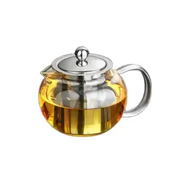 Heat Resistant Glass Teapot, Clear Borosilicate Tea Pot, 304 Stainless Steel Infuser, Flower Tea Pot, 650ml 950ML TEAPOT