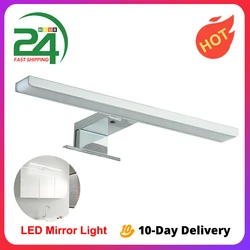 Impermeável LED Wall Lamp para banheiro, maquiagem Mirror Light, Vanity Lights, armário de banheiro, 6000K