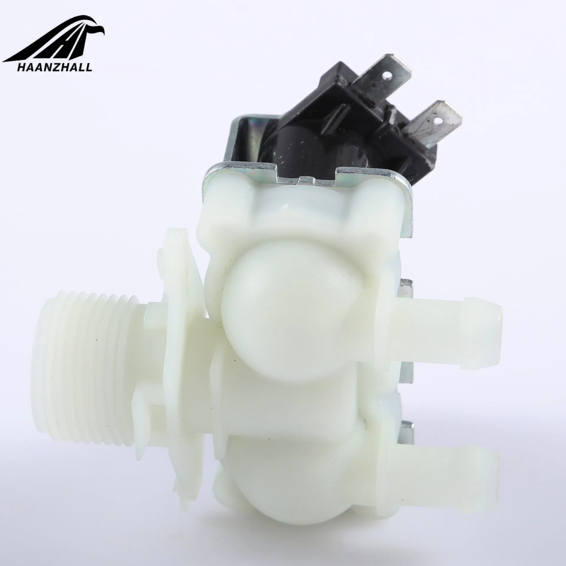 Válvula Solenoide de entrada de agua eléctrica Dual, DN20 G3/4 1 en 2 DC 12V 24V AC 220V, válvula de solenoide de presión normalmente cerrada para lavadora