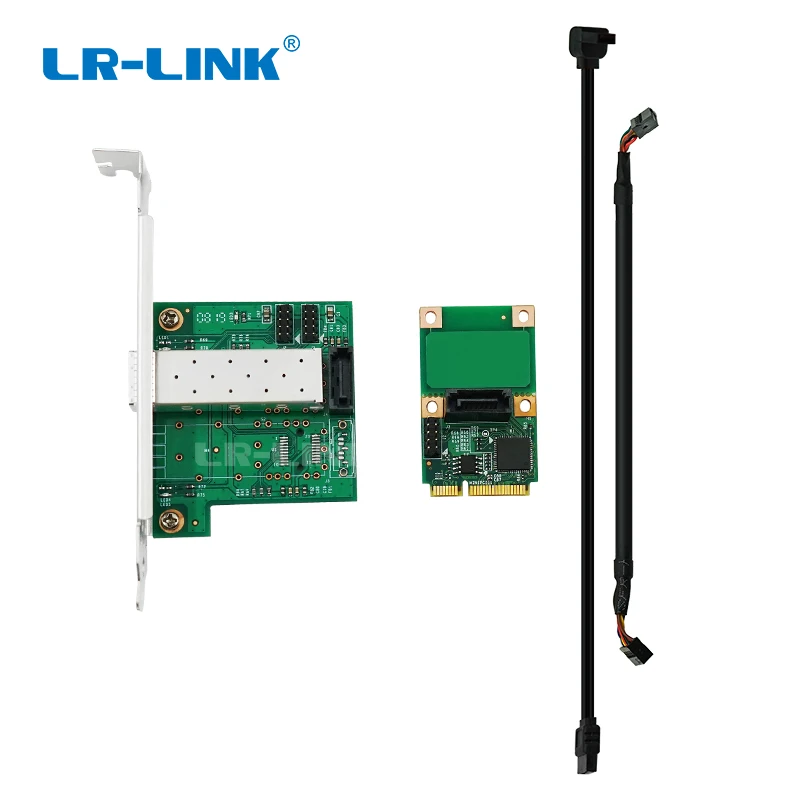 LRES2204PF-TXRX 1set Gigabit Fiber Optical Ethernet SFP port PCI-Express one way transmission Network Card