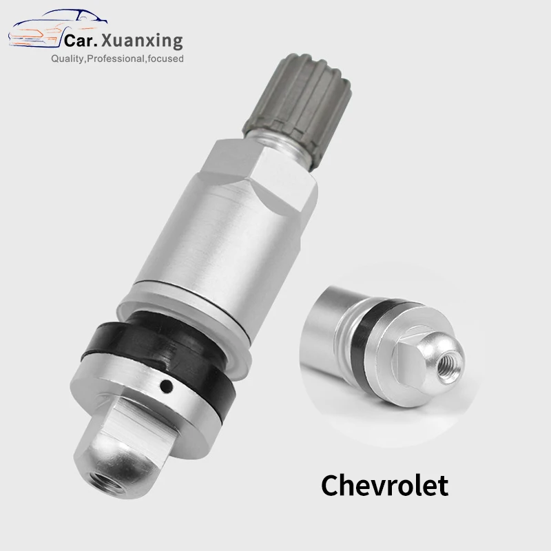 TPMS-27 zawory do opon Chevrolet samochód ze stopu aluminium zawór macierzysty zestaw czujników opon czujnik ciśnienia w oponach zawory wymiana