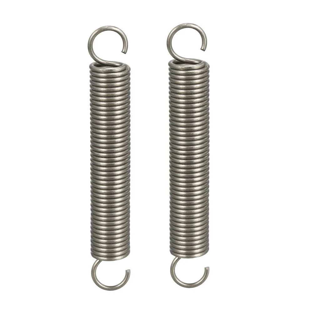 

Springs Steell Small Dual Hook Tension Spring, 2pcs, Extended Compressed Spring, For Marine Computer Electronics Railway