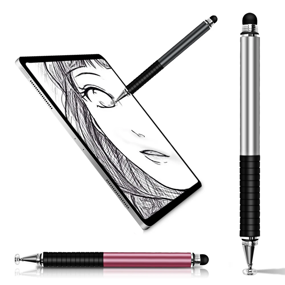 FONKEN Stylus Pen For Smartphones 2 in 1 Touch Pen for Samsung Xiaomi Tablet Screen Pen Thin Drawing Pencil Thick Capacity Pen