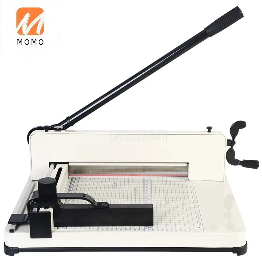 1PC Heavy Duty A4 Paper Trimmer Paper Cutter Photo Cutter Hand Operate Manual Max Thickness 4cm Paper Cutting Machine 858A4