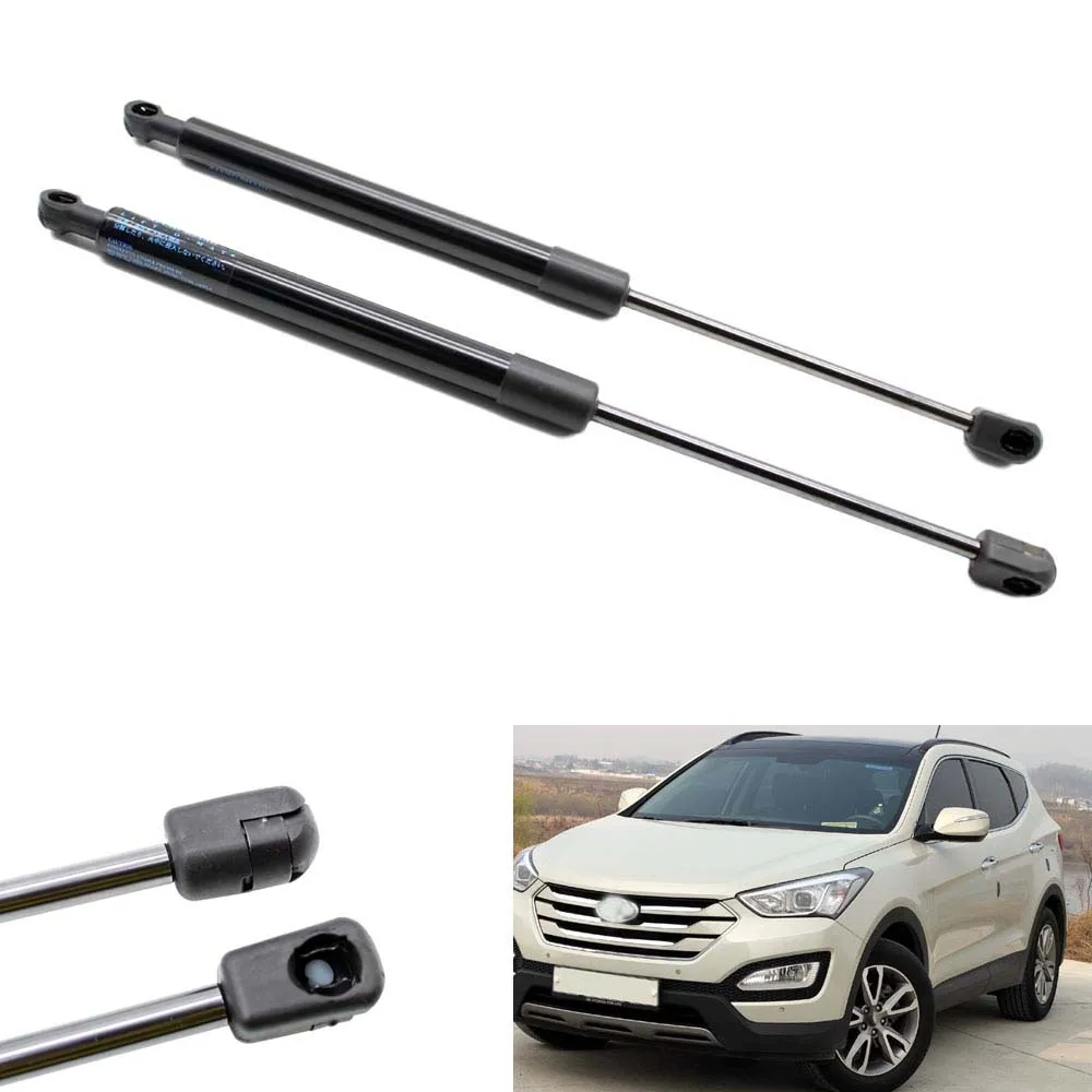 

2pcs Auto Bonnet Front Hood Lift Supports Damper Prop Rod Gas Struts for Hyundai Santa Fe 2001-2002 2003 2004 2005 2006 441 mm