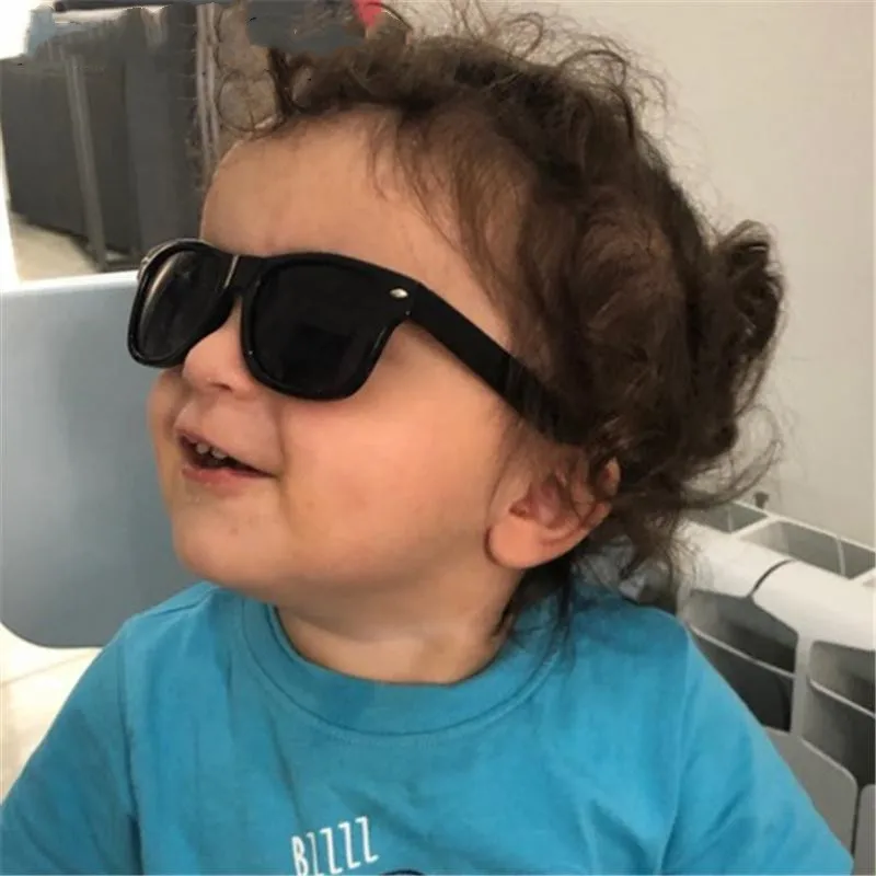 YAMEIZE Fashion Kids Sunglasses Hot sale 2-15 Years Sun Glasses for Children Boys Girls Glasses Coating Lens UV400 Protection