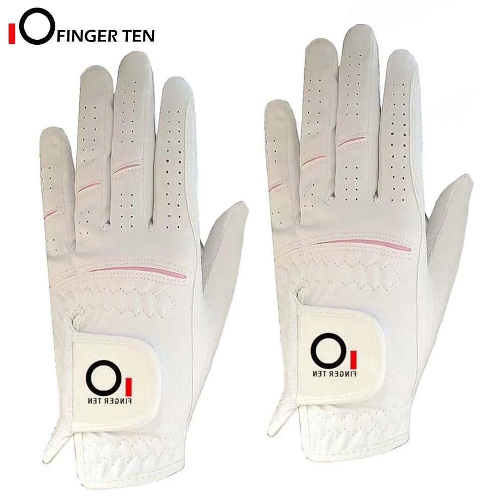 Womens Ladies Golf Rain Gloves 2 Pack Left Right Hand Wet Hot Cool Grip Fit XS Small Medium Large XL