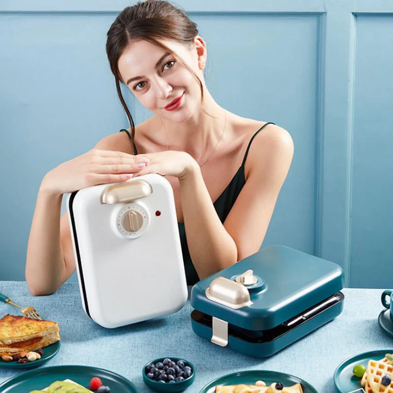 Sandwichera eléctrica multifunción, máquina para hacer gofres, tostadora para hornear Takoyaki, tortitas, 220V