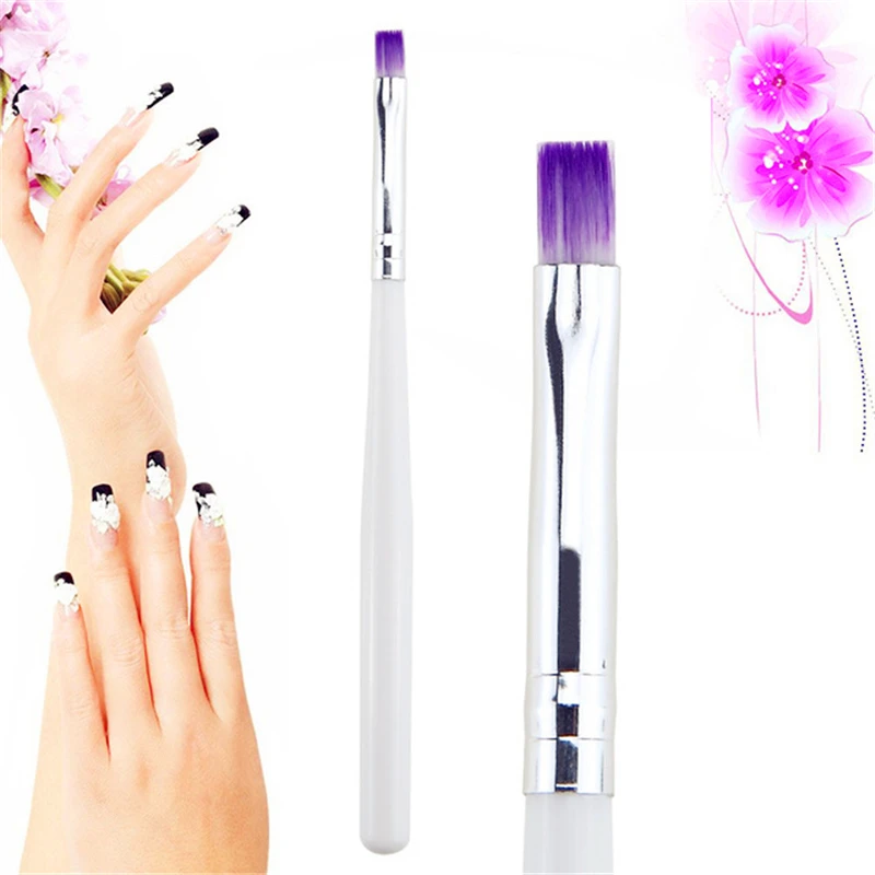 Single Nail Brushes White Rod Phototherapy Pen Nail Brush Long Lasting Durable Beauty Nail Art Makeup Tool Women Hot Sale T0421