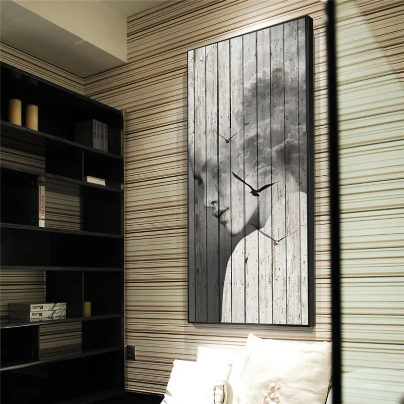 Абстрактная девушка с птицами настенные картины печать на холсте постеры и принты современный портрет домашние декоративные настенные картины