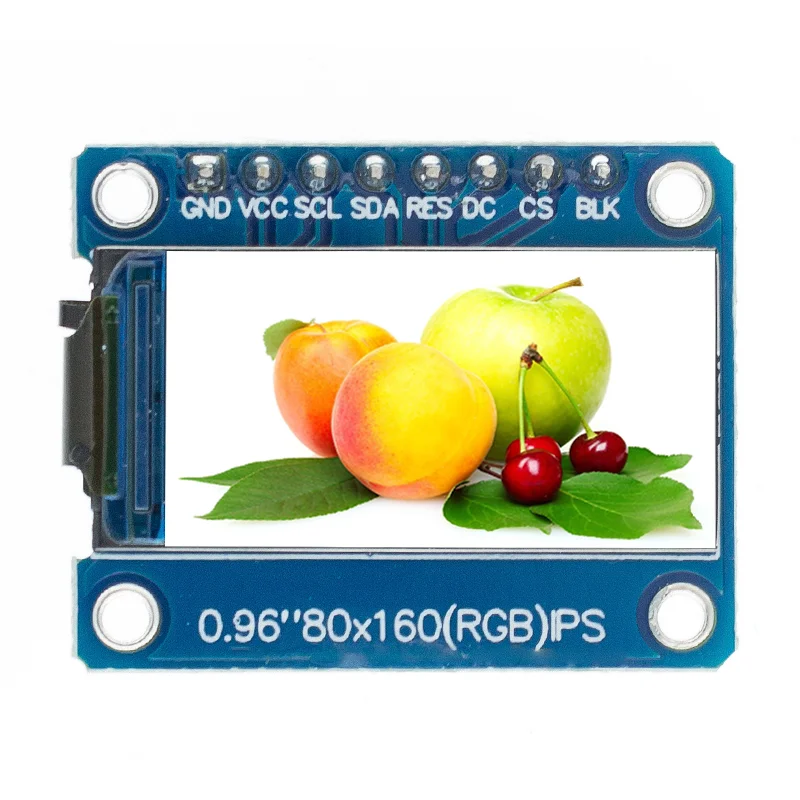 Module d'affichage LCD couleur ST7735, 0.96/1.3, 1.44 pouces, IPS 7P SPI HD 65K, 80x160 (non OLED) pour Arduino