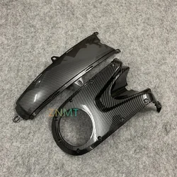 Motorcycle Fuel Tank Shell Fairing Fit for Ducati Monster 696 795 796 1100 Fuel Tank Upper and Lower Panels ABS Carbon Fiber