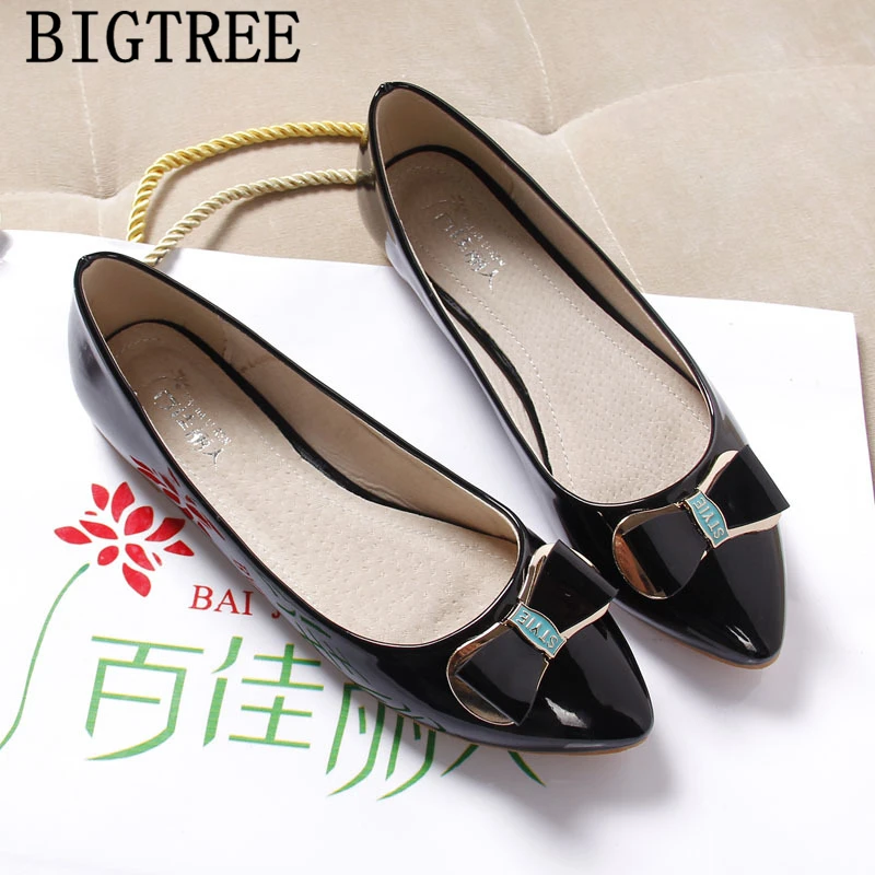 

Туфли женские весенние с заостренным носком, на плоской подошве