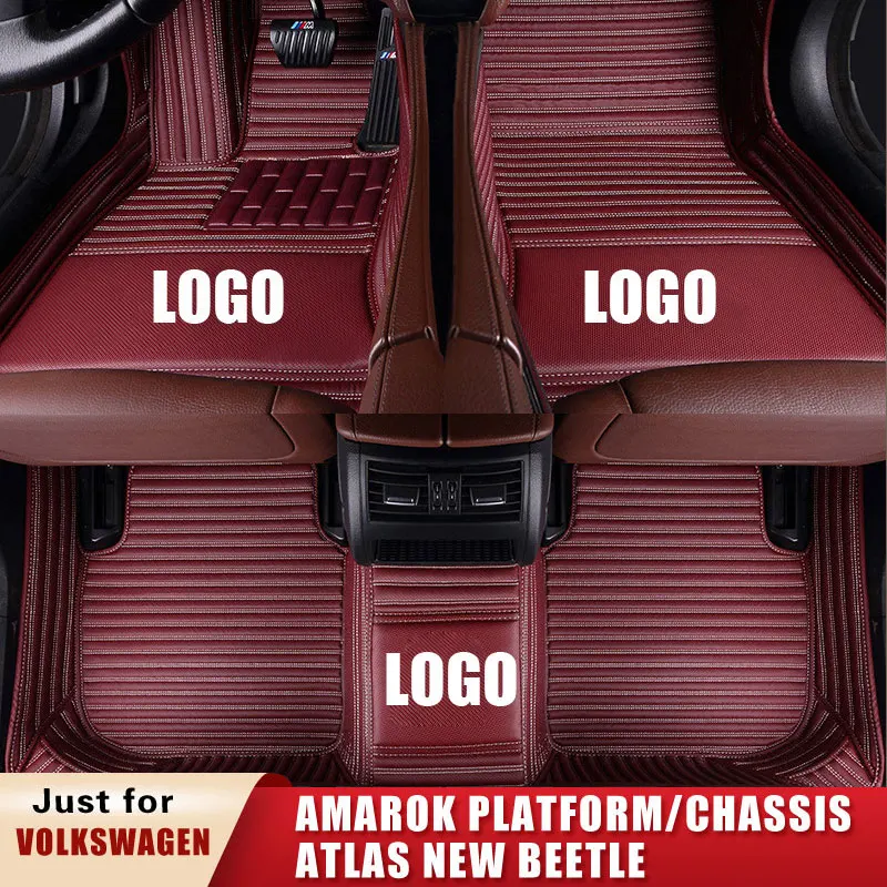 

Custom Car Floor Mats for vw Volkswagen Amarok Platform/Chassis Atlas NEW Beetle Convertible Car Trunk Mat Styling Accessories