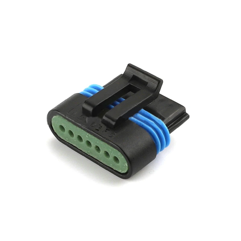 

2/5/10/20/50/100sets 7pin auto water temperature sensor plug connector wiring cable electrical waterproof