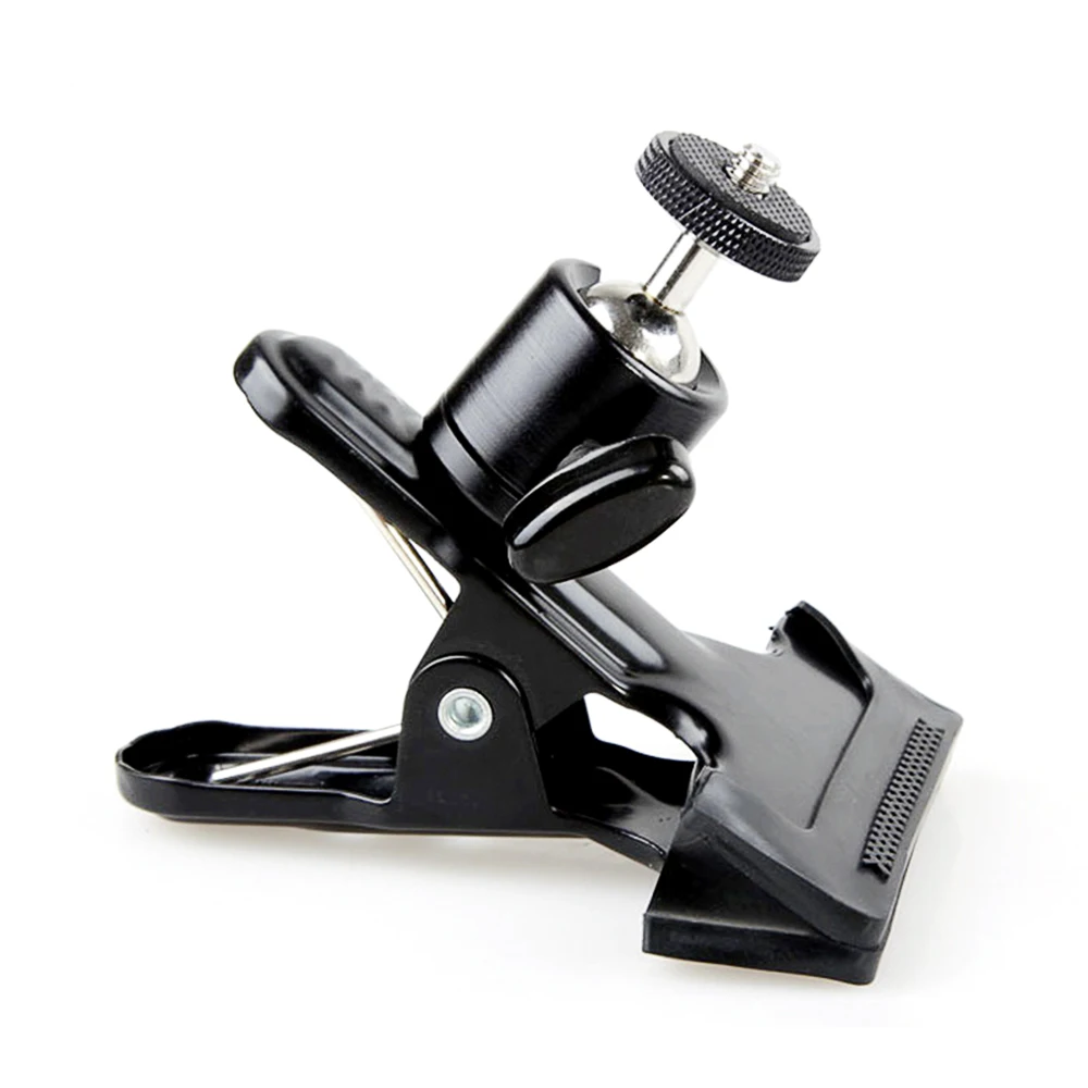 Suporte de cabeça de parafuso para fotografia, grampo universal de 1/4 polegadas com braçadeira multifuncional para fotografia e câmera de iluminação, acessório de substituição para estúdio fotográfico