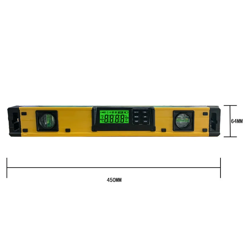 DL400 Digital Level Bar Magnetic Muliti-functional in lega di alluminio Electronic Digital Display Bar Level Instrument vendita calda