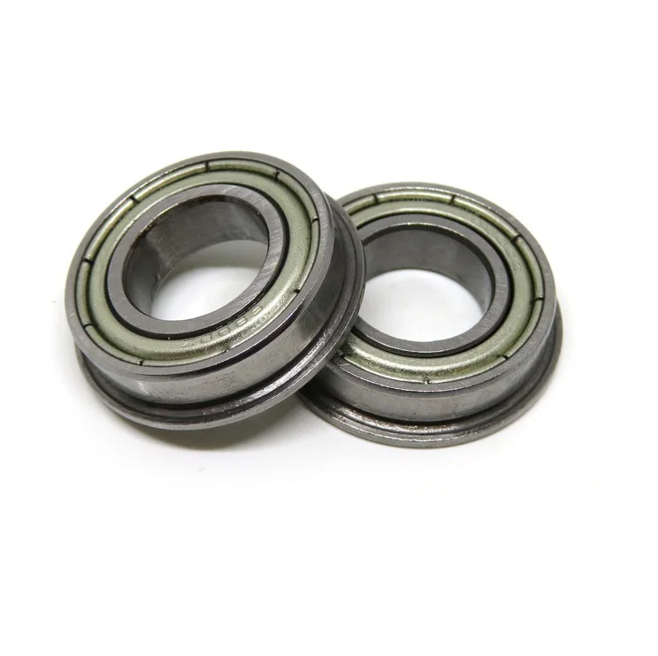 Bearings 20pcs F6801ZZ Flanged bearing F6801ZZ F6801-ZZ Z 12x21x5 flange deep groove ball bearings