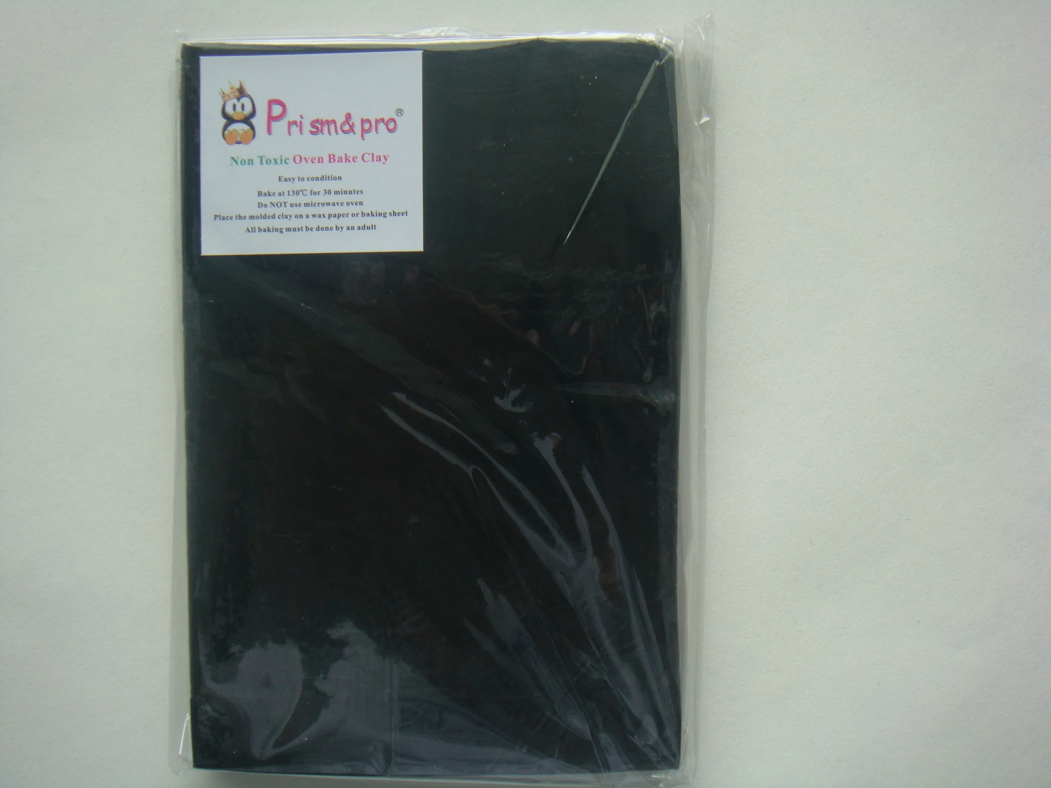 PrismPro argile polymère translucide peau blanche noir 250g four polymère cuisson argile Flexible recommande sur l'arbre de bouteille bleue