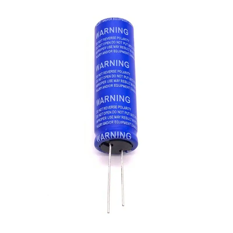 

Super Farad Capacitor 2.7V 100F 18 x 60mm Low ESR High Frequency Ultracapacitor for Car Speaker Battery