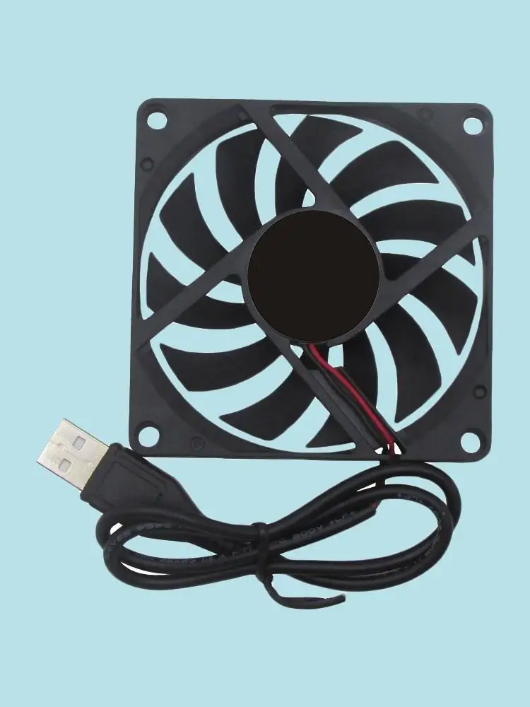 80mm wentylator chłodzący złącze USB uniwersalny 5V 8cm Router obudowa komputera radiator do obudowy komputera PC — zdjęcie 2