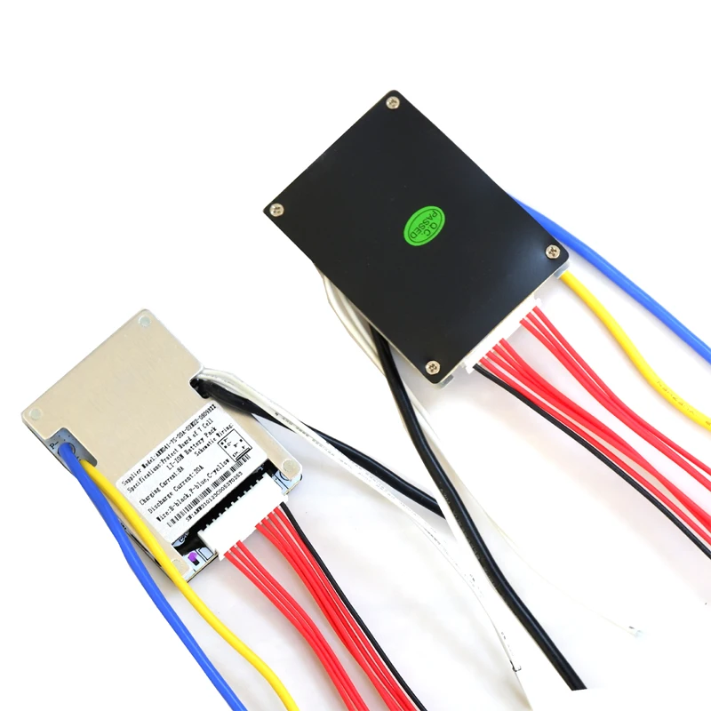 Placa da proteção do PCM da bateria do lítio BMS, 500W, 7S, 24V, 20A, função equilibrada, sensor de temperatura