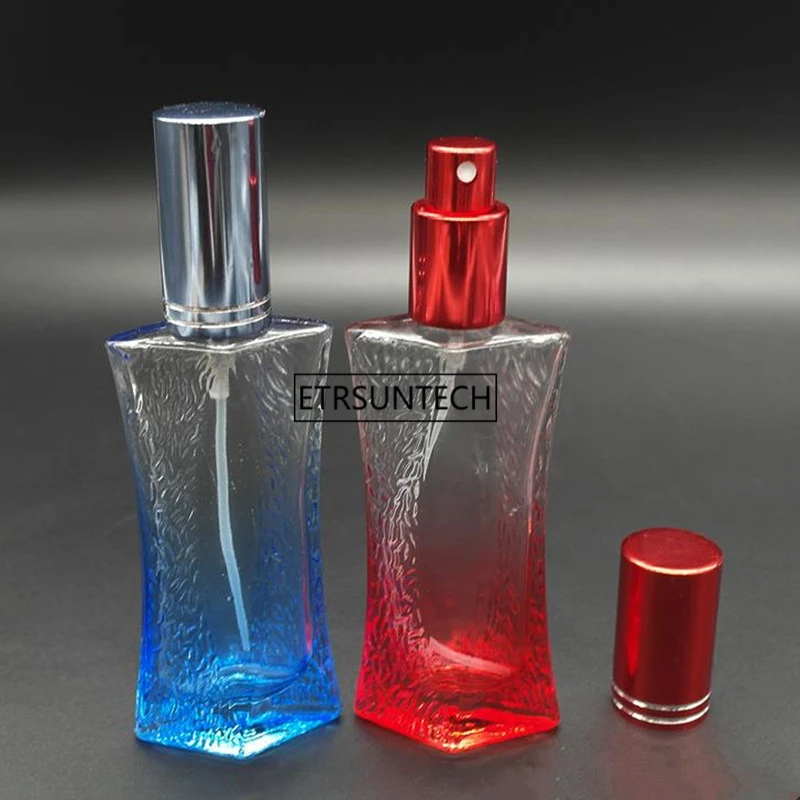 50pcs 20ml Glass Empty Perfume Bottles Atomizer Spray Refillable Bottle Spray Scent Case with Travel Size Portable F3604