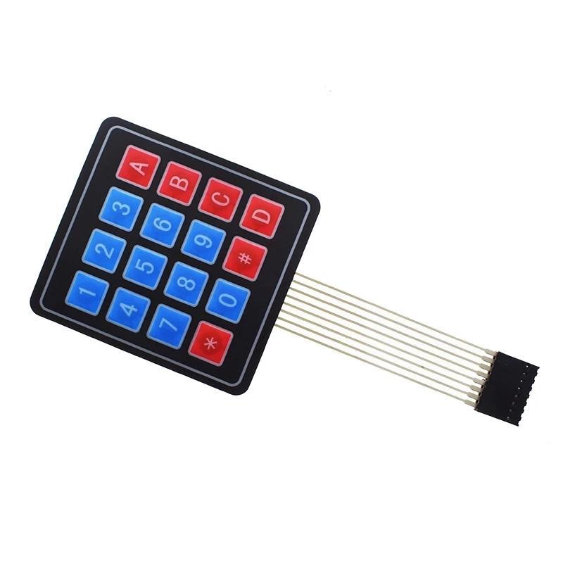 1 3 4 5 12 16 20 Key Button Membrane Switch 1x4 1x5 4x4 4x5 Keys Matrix Array Keyboard Keypad Control Panel DIY Kit For Arduino