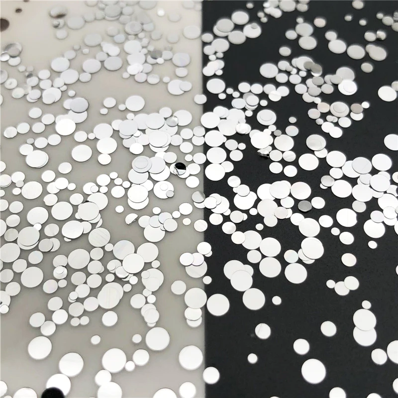 20g/Pack 1-2-3mm Mix Dot Ultrathin Nail Glitter Sequins For Body Art Painting Nail Artl DIY Decoration