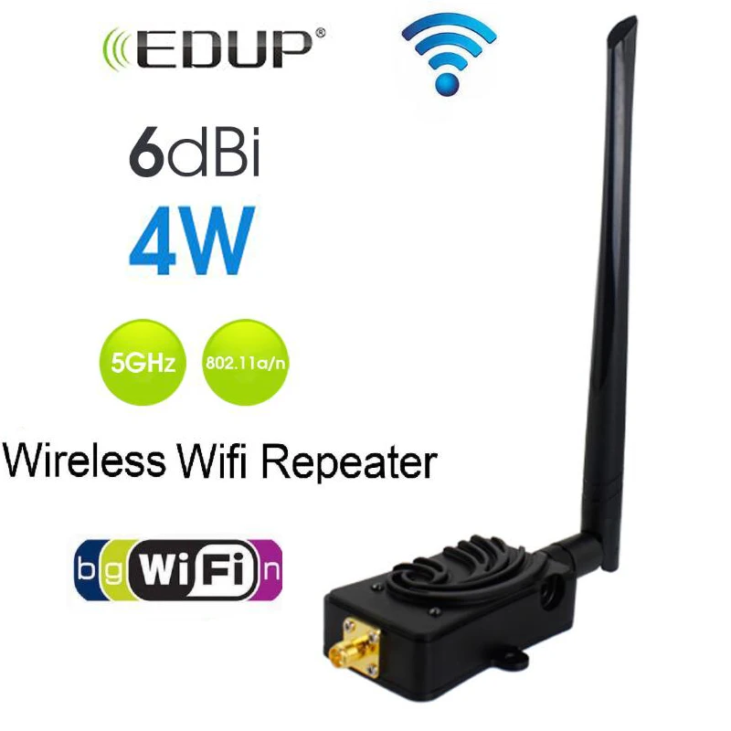 Wireless Repeater Signal Amplifier Booster Antenna Network Wifi Extender 5.8G/2.4G 4W/8W Professional for Wireless Router Signal