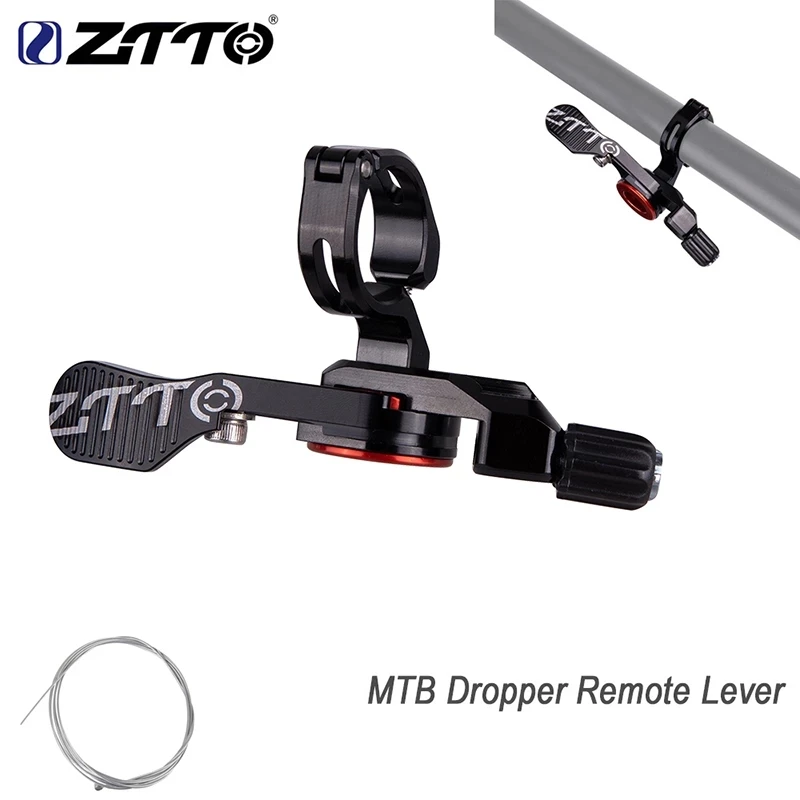 

ZTTO MTB Dropper Post Lever Seatpost Dropper Bike Adjust Seat Post Drop Mechanical Remote Control Lever Universal Shifter Style