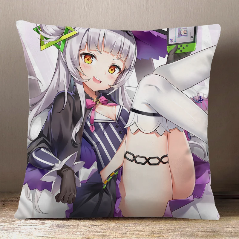 Game Hololive YouTuber Murasaki Shion Darknesss Square Throw Pillow Siesta Dakimakura Dakimakura Sofa Back Cushion Gifts