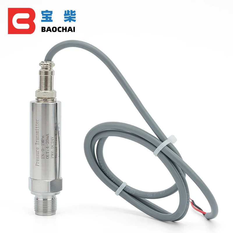 24v Stainless steel series pressure transmitter for aviation aerospace automobile medical equipment