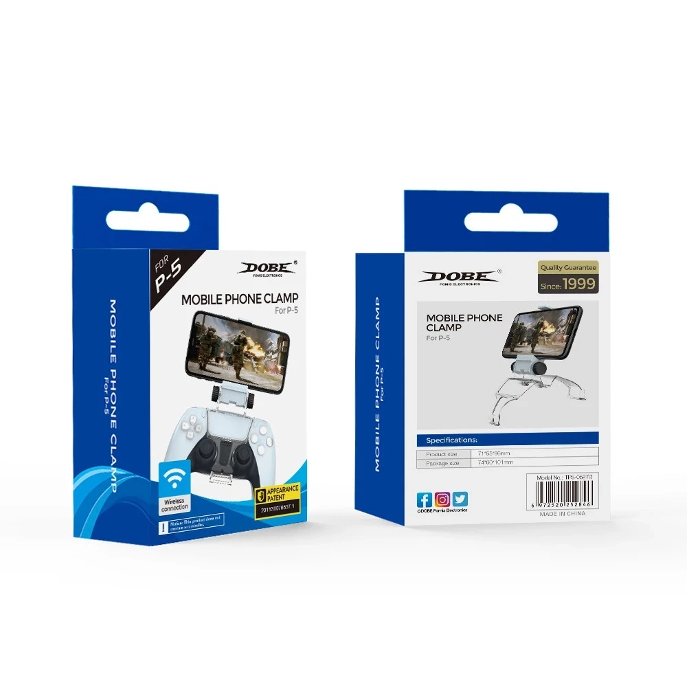 Para Sony Playstation Dualshock 5 PS5 controlador Clip soporte ajuste teléfono móvil abrazadera juego mango montaje agarre de mano soporte